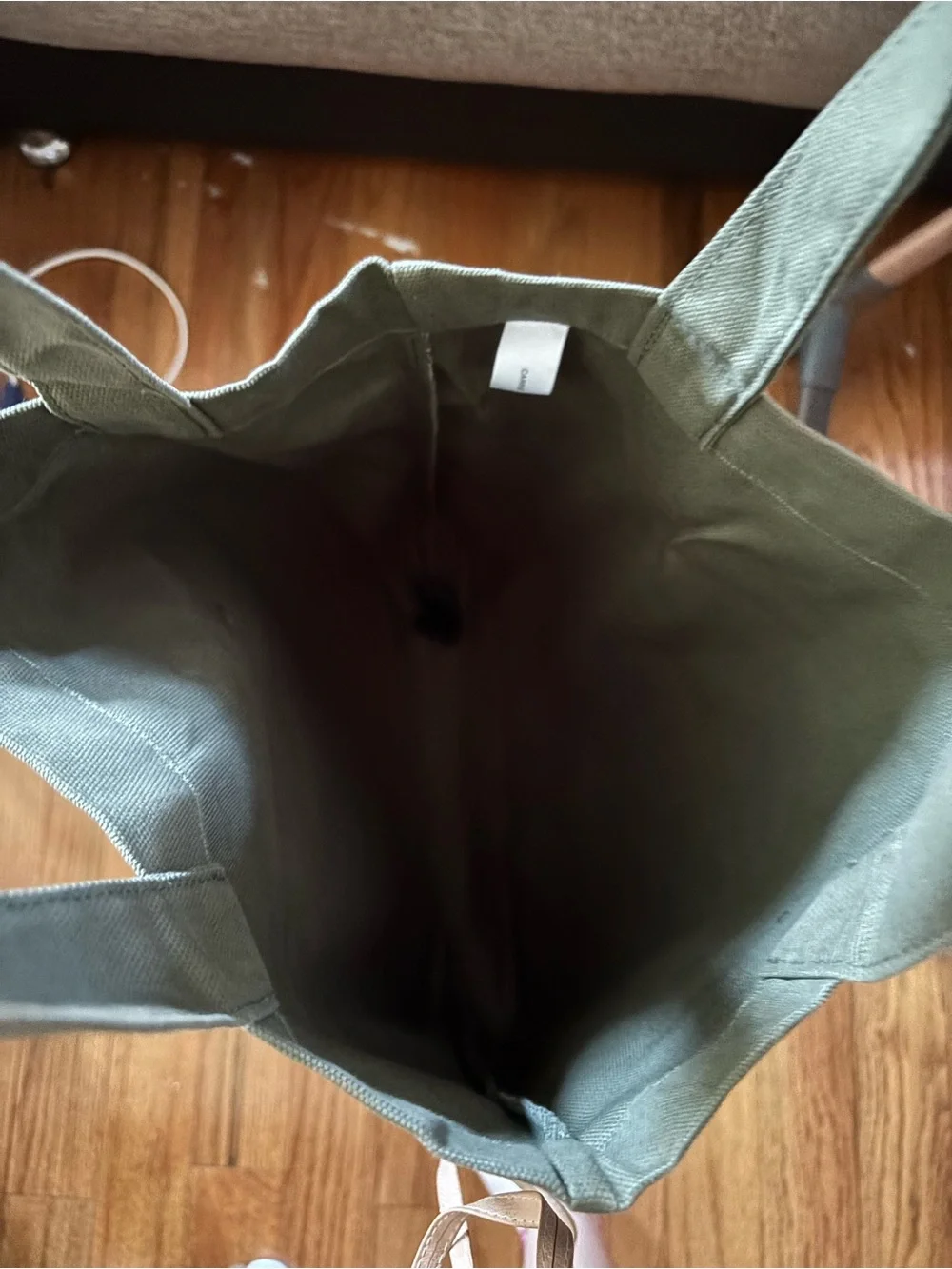 NOAH KAHAN Olive Green Graphic Tote Bag